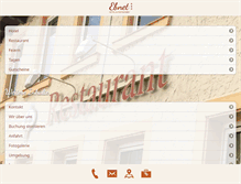 Tablet Screenshot of hotel-ebnet.de